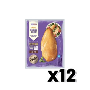 헤이루 닭가슴살 득템 훈제 즉석조리 100g x 12개