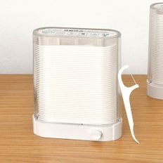 나래티앤씨 스탠드형 치실 디스펜서 88 대용량 치실케이스 치아교정 치간이쑤시개 치실통