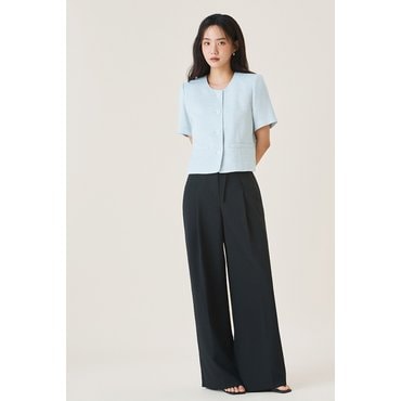 로엠 칼라리스 조직감 반팔자켓_RMJKF26R11