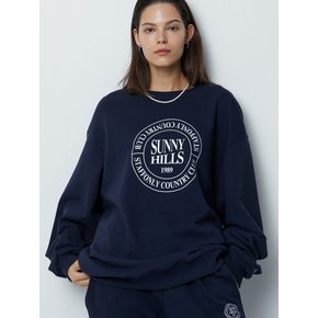 SUNNY HILLS LOGO SWEATSHIRTS (NAVY)