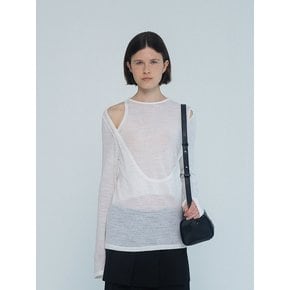 WOOL LEAN T - IVORY