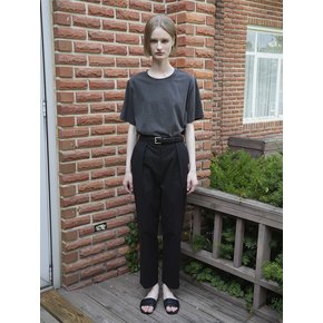 HANA COTTON CHINO PANTS (BLACK)