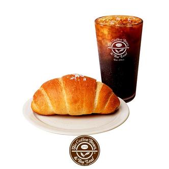 커피빈 아메리카노 (S) + 말돈소금빵
