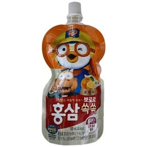 뽀로로 홍삼쏙쏙 오렌지 100ml 5개