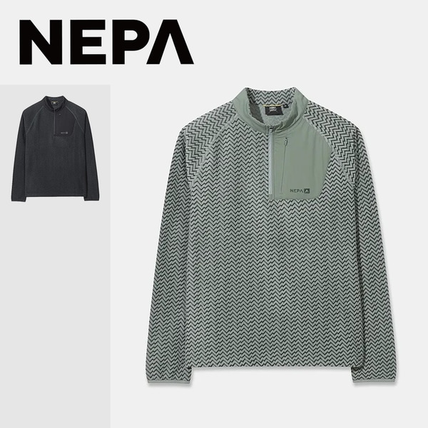 [부산점] 남성 패스파인더 피크웨이브 플리스 집업 티셔츠 7L75405