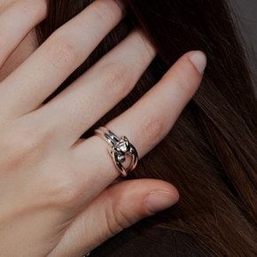 [권진아 착용]linked circle ring