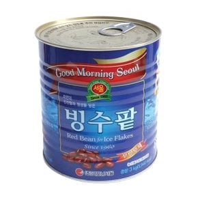 메가커피 굿모닝서울 빙수팥 3kg 1박스 6개