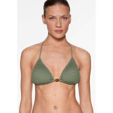 이스퀘어 5179555 OYSHO Bikini top - mottled green