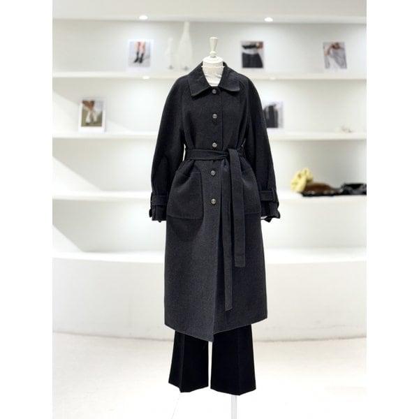 [여주점] 여성 엠블럼 자카드 리버시블 코트 (D244MSG510)