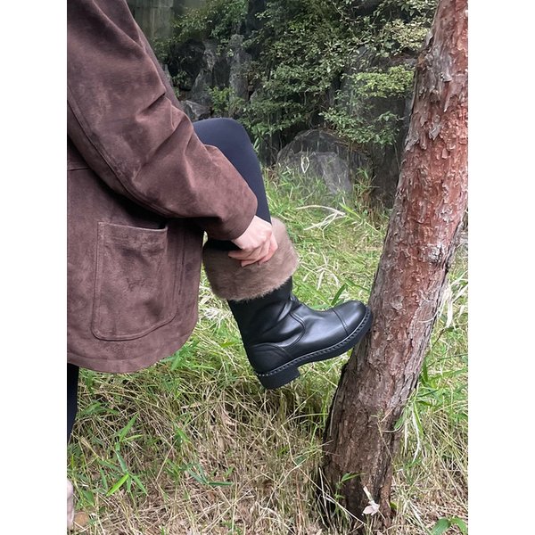 [단독]brin half boots_black