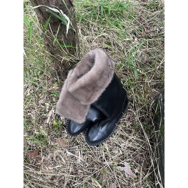 [단독]brin half boots_black