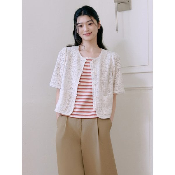 레이스 크롭 라운드자켓_T264MJK235W