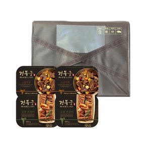 소갈비찜 궁중본갈비 보냉포장 특대 선물세트 2.8kg (소갈비찜 800g*2팩+궁중본갈비 600g*2팩)