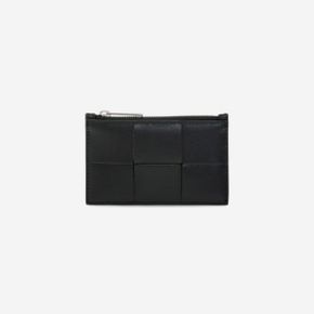 보테가 베네타 지퍼 카드 케이스 블랙 Bottega Veneta Zipped Card Case Black 270490