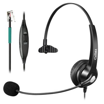  RJ9 NEC, Avaya, Plantronics Polycom Zultys Gigaset 헤드셋 고정 전화용 편귀 소음 캔슬링