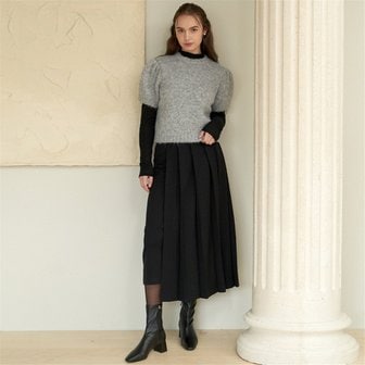 플로브 PLEATS 2-WAY SKIRT_BK