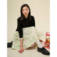 코튼 혼방 하이넥 풀오버  블랙 (BF5251C065)