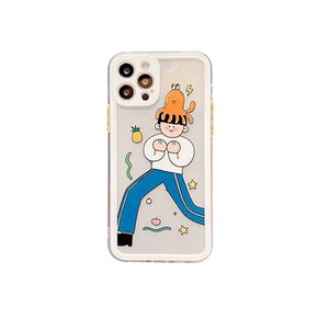 아이폰 프레임 캐릭터 디자인 투명케이스 (RR069)