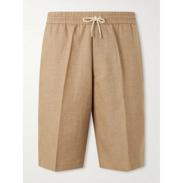 플리츠 리넨 드로우스트링 쇼츠 46376663163069548