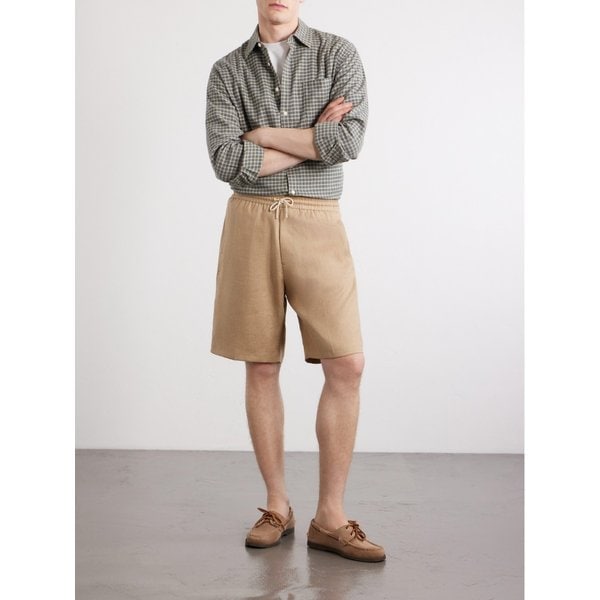플리츠 리넨 드로우스트링 쇼츠 46376663163069548