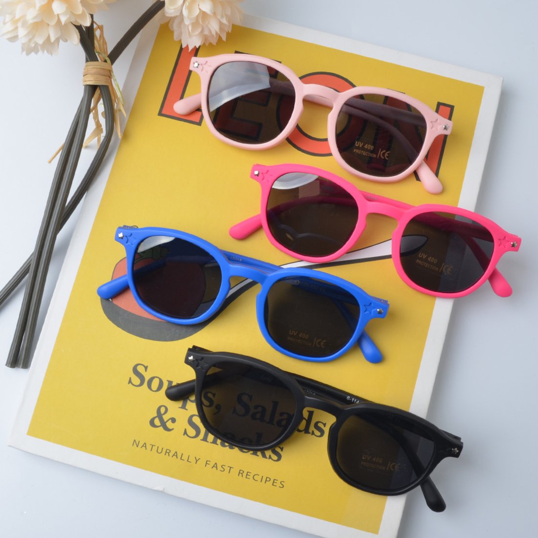 [Eyely] 유아동 키즈 선글라스 JC114 (4color) [310세 / 자외선 차단 / 편광 렌즈 / 케이스 클리너