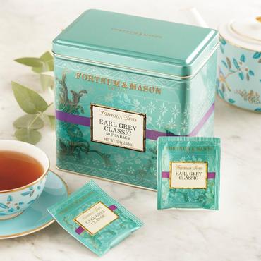  [해외직구] 포트넘앤메이슨 얼그레이 클래식 캔통 50티백 Fortnumandmason Earl Grey Classic 50 Tea Bags 100g Tin