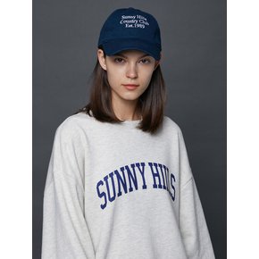 SUNNY HILLS ARCH SWEATSHIRTS (MELANGE IVORY)