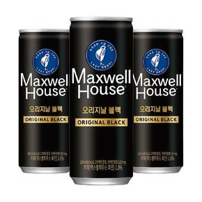맥스웰하우스 오리지날 블랙 캔커피 240ml 30캔