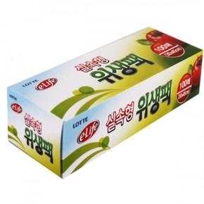 롯데 위생팩 실속형 (30x45cm) 100매 비닐백 롤백 위생백 비닐백 롤팩 위생팩 롯데 위생팩 실속형 (30x45cm)
