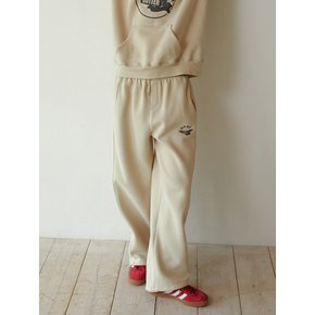 Butter Wing Fluff Sweat Pants (Beige)