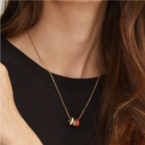 솔리드 타임리스 목걸이-S-OR-RG / Solid Timeless Necklace-S-OR-RG