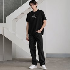 남성 90s 스트레이트핏 블랙 데님 리오더(J327458R)