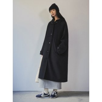 시타 Classic Wool hood Coat_CTO106(Deep Navy)