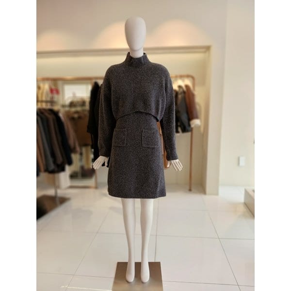 [여주점] 씨씨콜렉트 니트원피스탑셋업 C244kse031