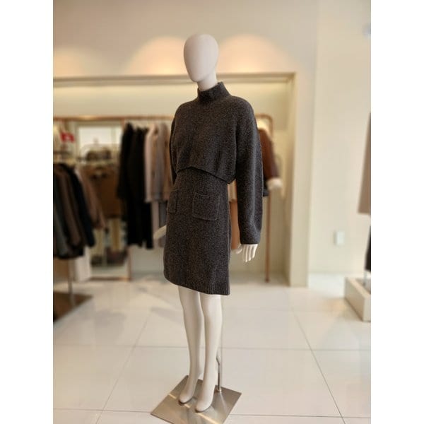 [여주점] 씨씨콜렉트 니트원피스탑셋업 C244kse031