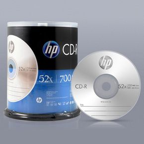 HP Media CD-R 52x 700MB 100p 케익 케이스