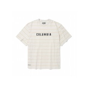 SIMPLE LOGO STRIPE S/S T-SHIRTS 크림