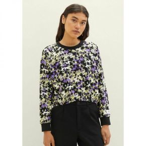 3821399 TOM TAILOR DENIM BASIC - Sweatshirt lilac green flower print