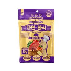 마이베프 마이슐랭 자연화식 돼지고기+관절 80g 습식사료