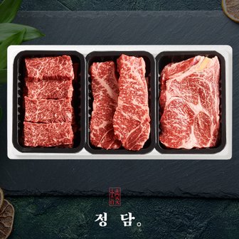 SSG정담 [SSG 정담][냉장/1+등급이상][농협영주한우]로스구이2호 (등심/채끝/치마살) / 1.0kg