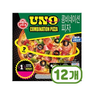  오뚜기 UNO 콤비네이션피자 간편즉석조리 195g x 12개