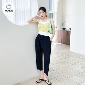 다가와 시원한 세미 배기 일자 밴딩팬츠_P324756364