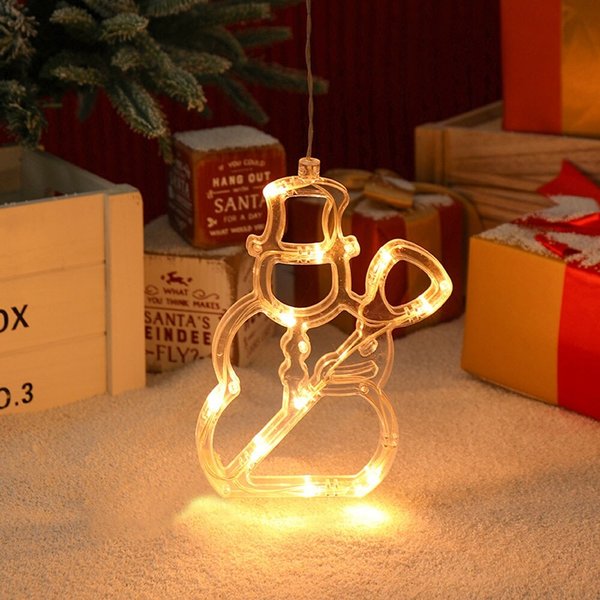 감성 LED 눈사람 장식전구 크리스마스 행잉 창문조명