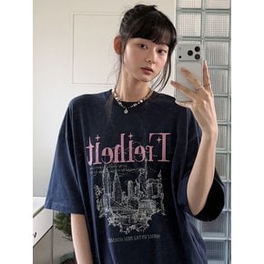 프라이하이트 시티 반팔티 네이비