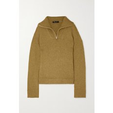 Mélange Cashmere Sweater 머스타드 옐로