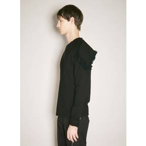 [해외배송] 24 F/W 지엠비에이치 롱 슬리브 탑 WITH 숄 RAMI VISCOSE BLACK B0111445920