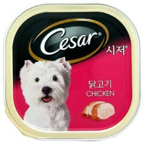 시저캔 닭고기 강아지간식 캔 통조림 애견간식 애견통조림 애견캔