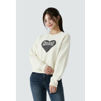 신세계라이브쇼핑 [25FW] 여성) 러블리 하트 그래픽 베이직 니트 AP4WSW757-IV