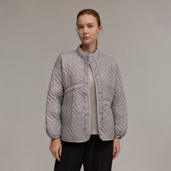 신세계라이브쇼핑 [플리츠미] 헤링본 언발란스 다운 자켓_EDJKW125075