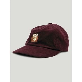 Summer Corduroy Victor Ball Cap(Burgundy)